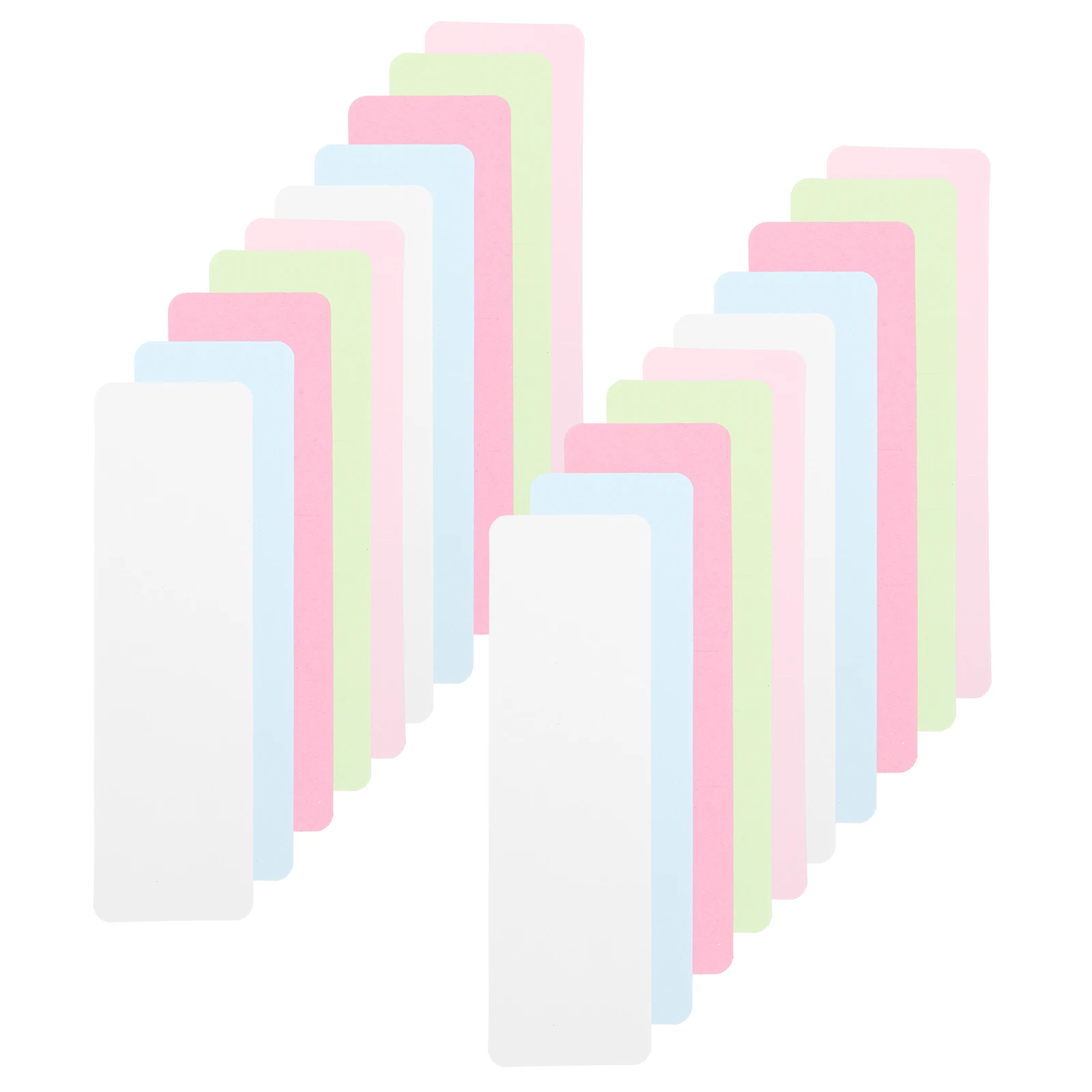 50pcs manches signets cartes d'affichage support de signet créatif affichage de signet Vintage stockage Compact fournitures de bureau élégantes