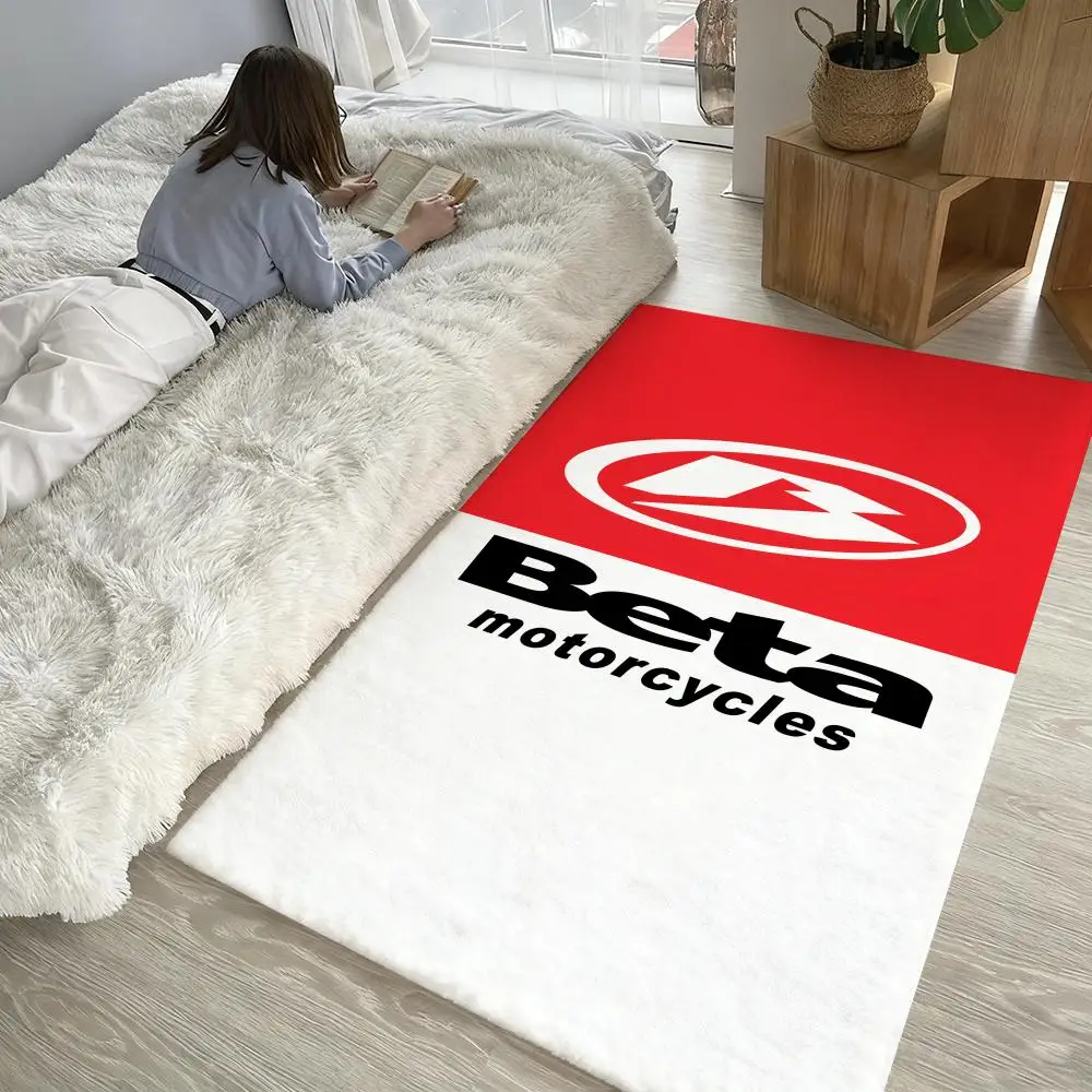 

B-Betas Racing Motorcycles Logo Floor Mat Soft Thickened Non-Slip Door Mat for Living Room Home Decor Flannel Rugs