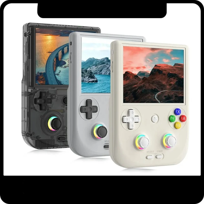 406V Handheld Game Console 4’’ IPS Touch Screen Android 13 Unisoc T820 64-bit Game Player 5500mAh RGB Lighting 2025 Newest Gift