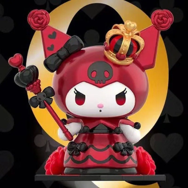 سانريو كورومي صندوق أعمى بوكر المملكة سلسلة صندوق الغموض البلاستيكية الكرتون مرحبا كيتي أنيمي دمية الأطفال الاطفال اللعب هدايا عيد الميلاد #3