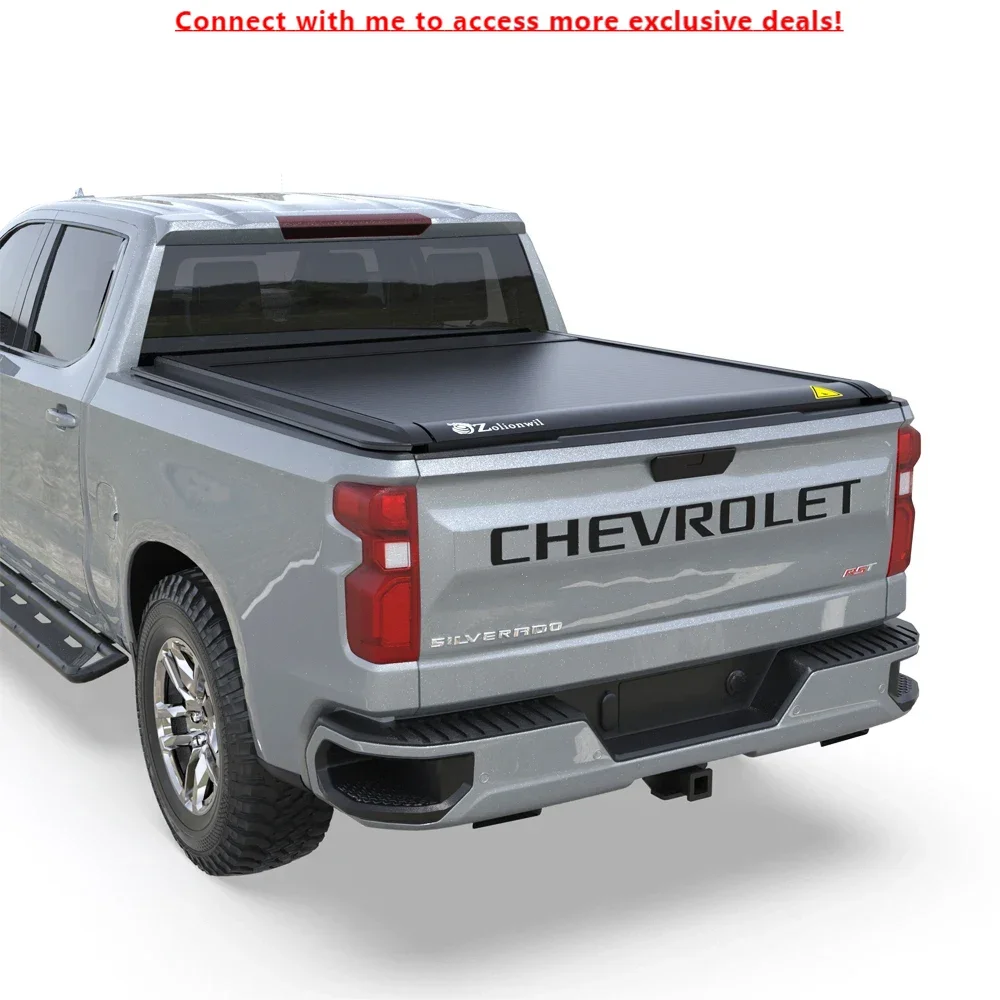

Zolionwil Electric Crew Cover Bed Truck Tonneau Cover For Chevrolet 2024 Chevy Colorado Silverado Gmc Sierra 1500