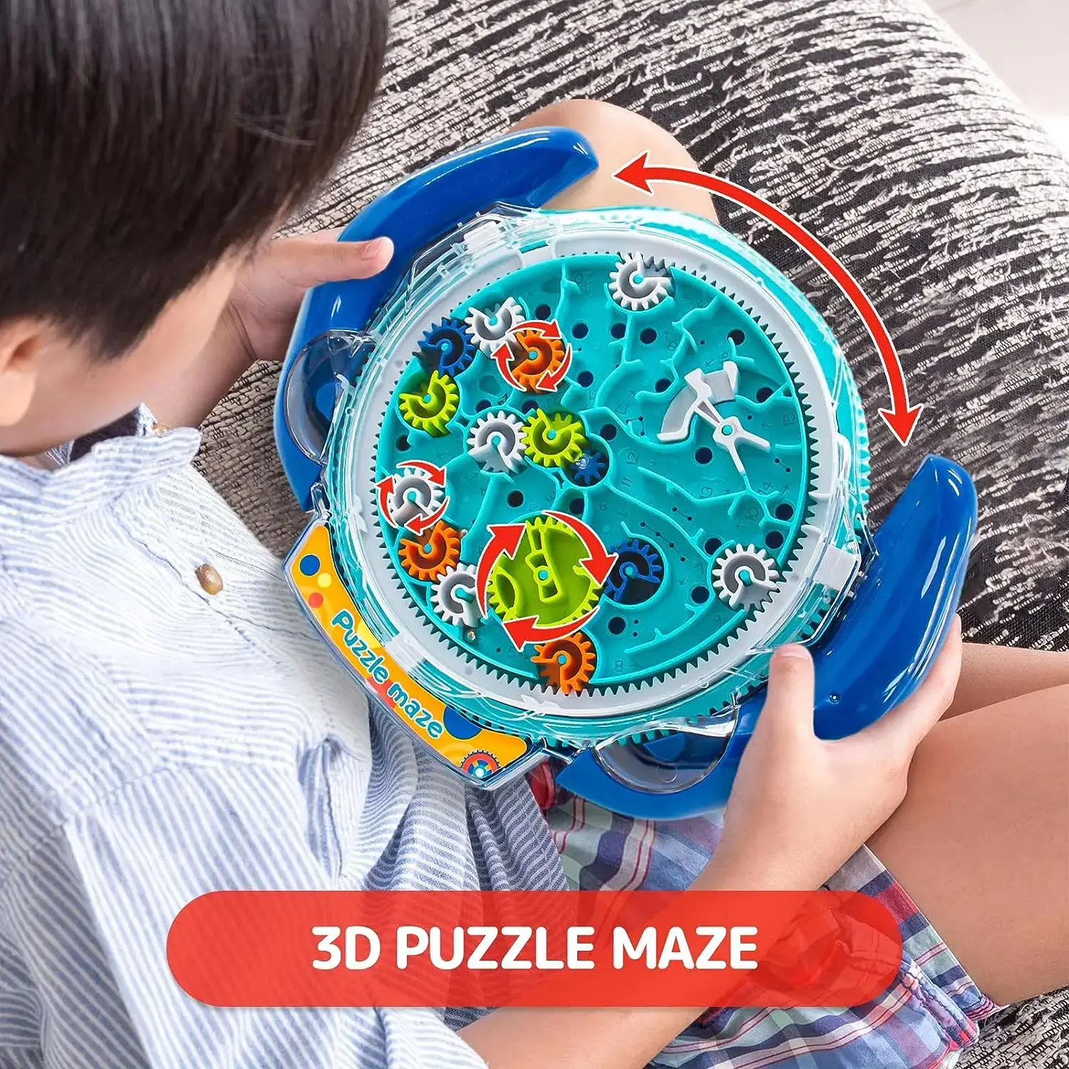 

3D Puzzle Funny Gear Labyrinth Disk Gear Balance Ball Maze Super Brain Games Brain Teaser Puzzles Puzzle Educational Toys