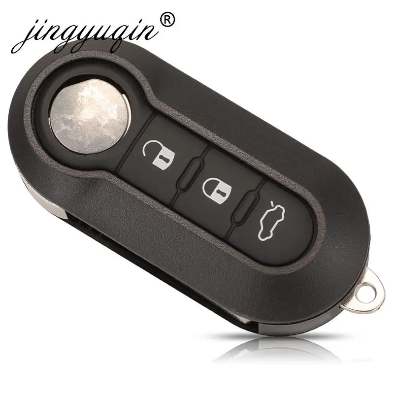 jingyuqin 434Mhz ID46 Car Remote Key Fob For Abarth Delphi BSI 500 595 500 124 695 5CC 71752289 / 6000628973 Auto Accessories