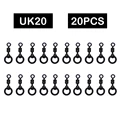 20PCS ring swivel