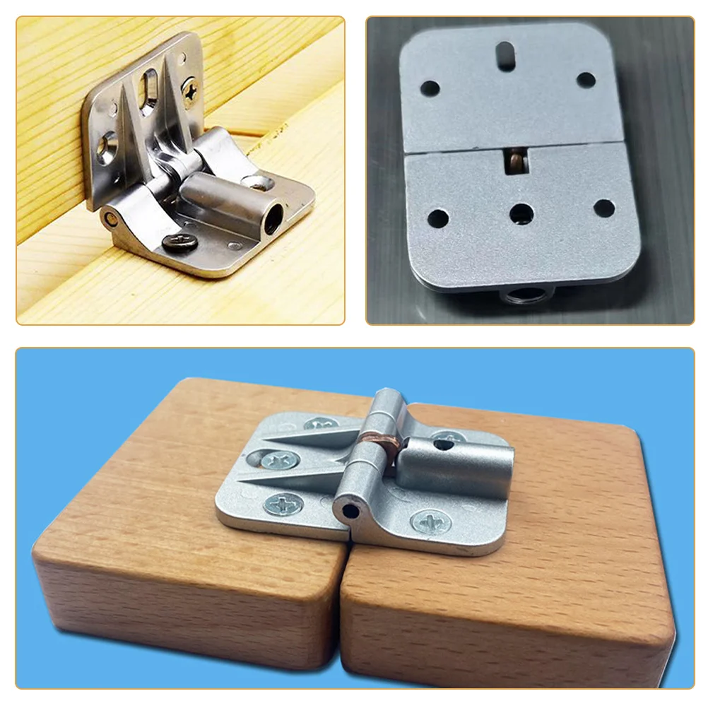 

2Pcs Adjustable Force Hinges 90 Degree Positioning 180 Degree Limit for Various Furniture Applications Adjustable Desktop Hinges