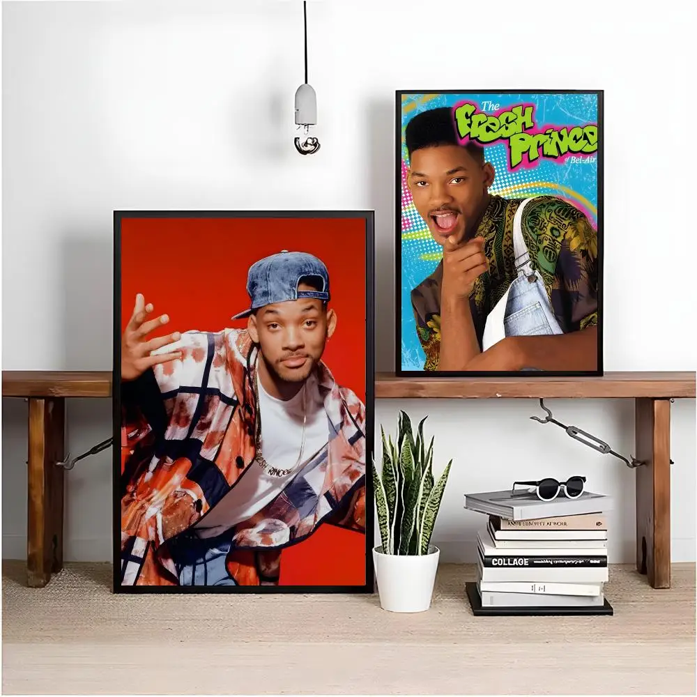 ملصق W-Will S-Smith للممثلين الشهير عالي الدقة ذاتي اللصق مقاوم للماء مثالي للمنزل والمكتب وغرفة النوم هدية رائعة