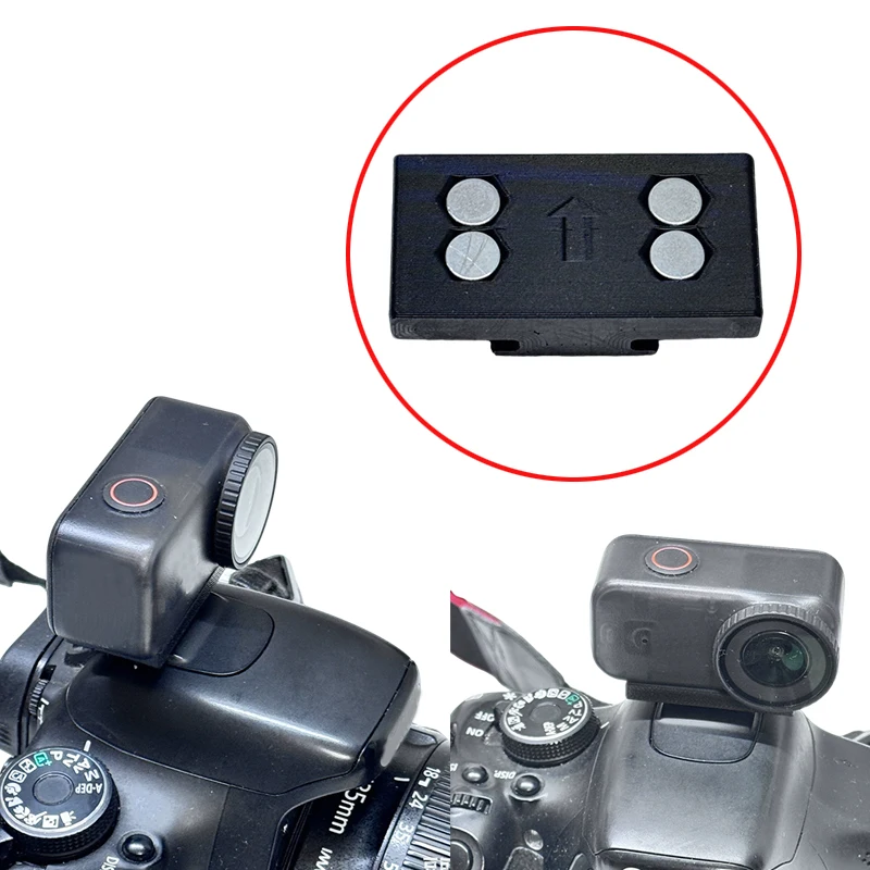 For DJI OSMO NANO Magnetic Hot Shoe Mount Quick-Release Camera Adapter Protective Case Available On-the-Go Photography Accessory