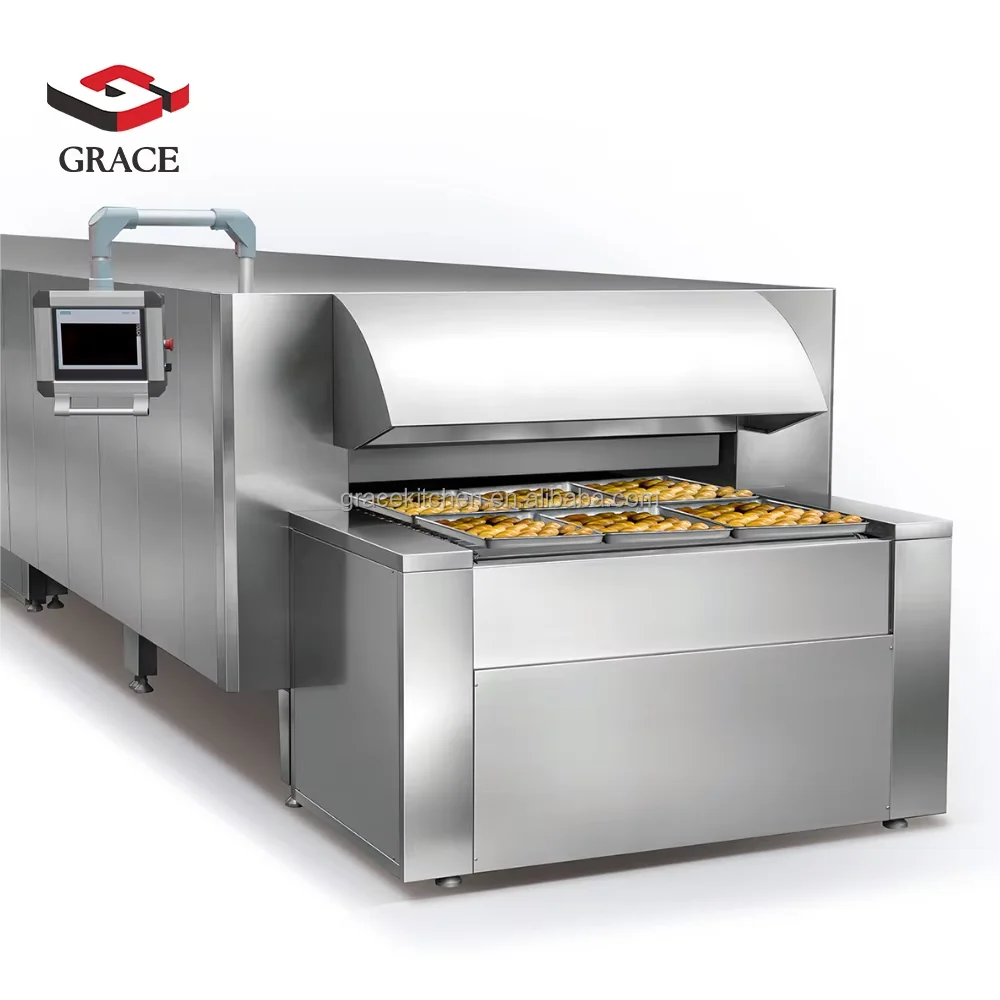 GRACE Commercial  Hot Air Lavash Tunnel Ovens Bakery Lines for Bakery & Biscuit ,bread Making for Industrial Bread Production