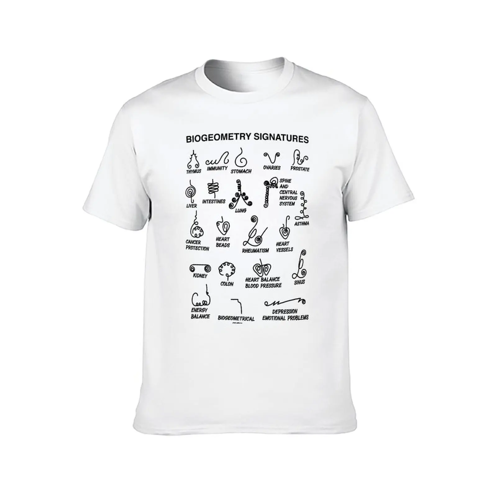 BioGeometry symbols Biogeometry Signature BioGeometry shapes T-Shirt t shirt man casual anime tshirt T-shirt