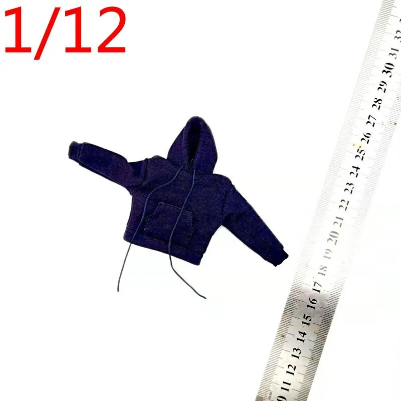 

1/12 Scale Sweater Hooded Jacket Clothes Model Fashion for 6" Action Figure Doll Gift