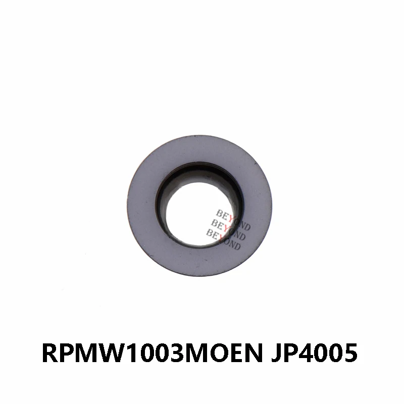 Rpmw1003moen jp4005 jp4020 10 pçs/caixa inserções de carboneto originais ferramenta torneamento torno cortador alta dureza corte rpmw 1003 rpmw1003