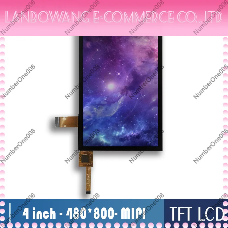 4 Inch IPS LCD Capacitive Touch Screen 480*800 MIPI Interface HD Display Module