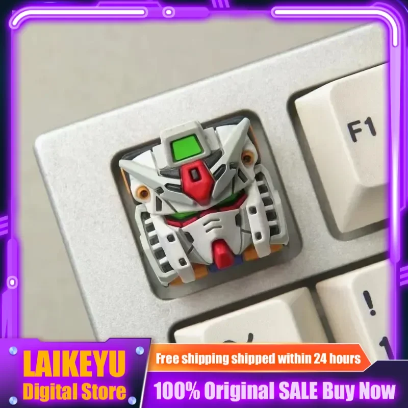 

Gundam Unicorn Mechanical Keyboard Keycap Custom Keycap for PC Gaming Laptop Tablet Personalized Accessories Gift