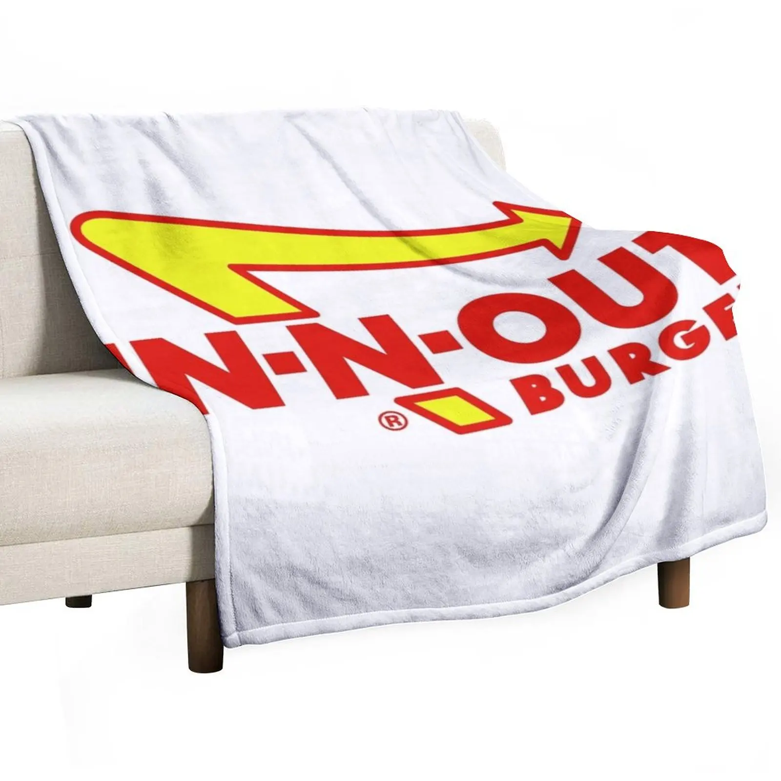 in & out burger burgers Throw Blanket christmas gifts warm winter Soft Big Luxury Designer Decorative Sofas Custom Blankets