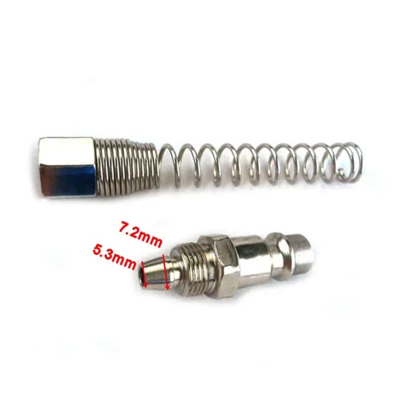 Conector Europeu Pneumático com Spring EU Standard Fittings para Compressor Air Hose Fitting 5mm * 8mm Quick Release Coupling