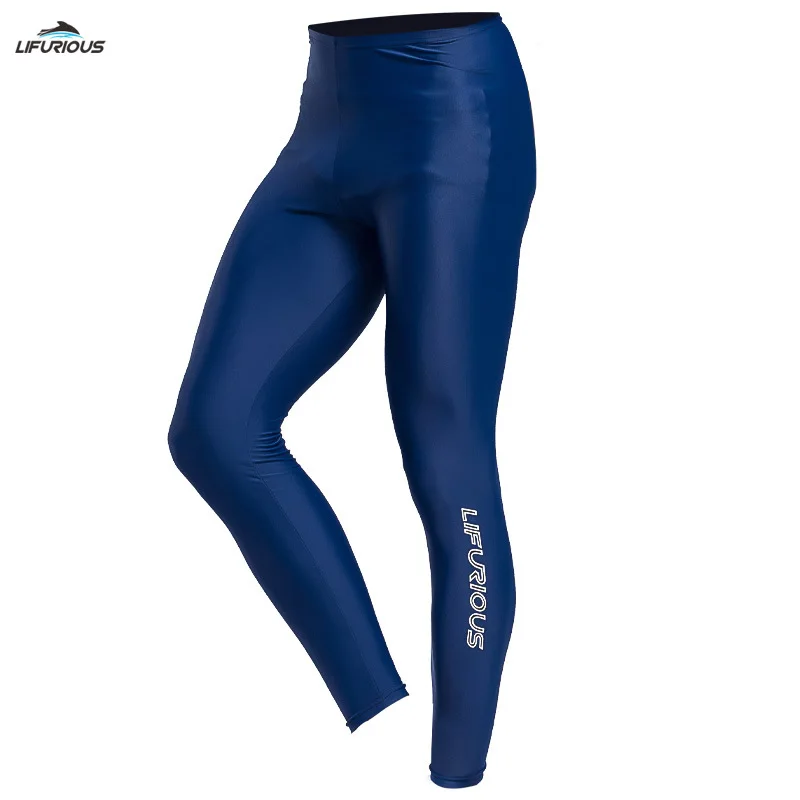 UPF-pantalones de nailon de LICRA para hombre, protector solar para Fitness al aire libre, natación, surf, baño, playa, secado rápido, Yoga,