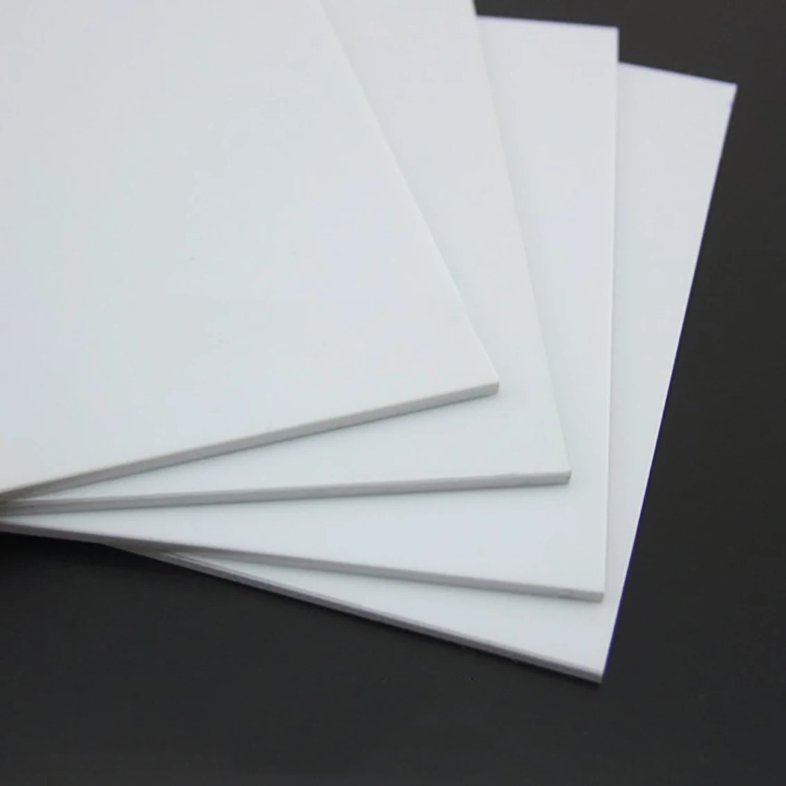 1Pcs Thickness 0.5mm-5mm White ABS Plastic Board Model Sheet Material for DIY Model Part Accessories 100*100mm 200*200mm