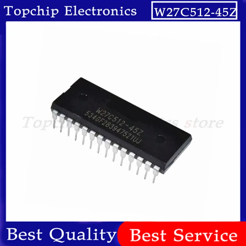 5pcs W27C512 W27C512-45Z W27C512-45 27C512 DIP-28 IC