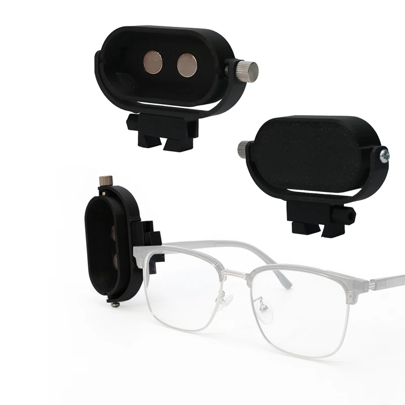 1PCS For Insta360 GO3S Glasses Temple Mount Magnetic POV Shooting Eyeglass Arm Holder 3D Printed Action Camera DIY Accessories
