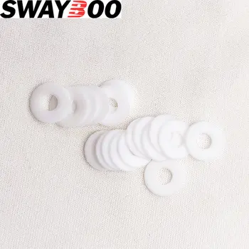 50 teile/los Outdoor Messer Hauptwelle Zubehör PTFE Dichtung Kunststoff Nicht-standard Custom Faltung Messer Dichtung Werkzeug Teile