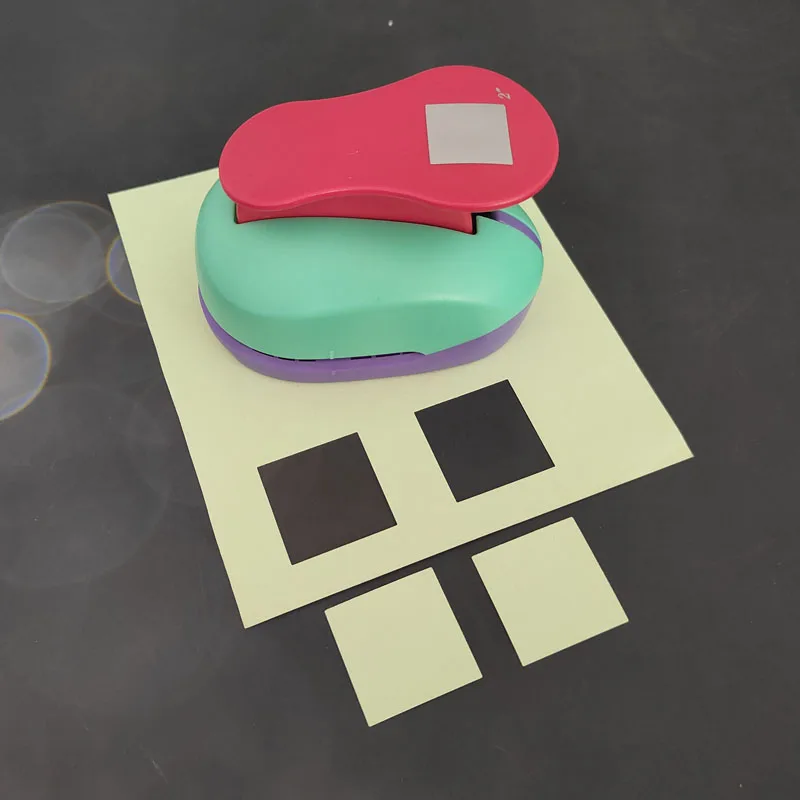 1 قطعة 33 مللي متر ثقب مربع لكمة إيفا رغوة الة قطع الورق للمدرسة مكتب بطاقات المعايدة DIY بها بنفسك صنع سكرابوكينغ أدوات القطع الحرفية