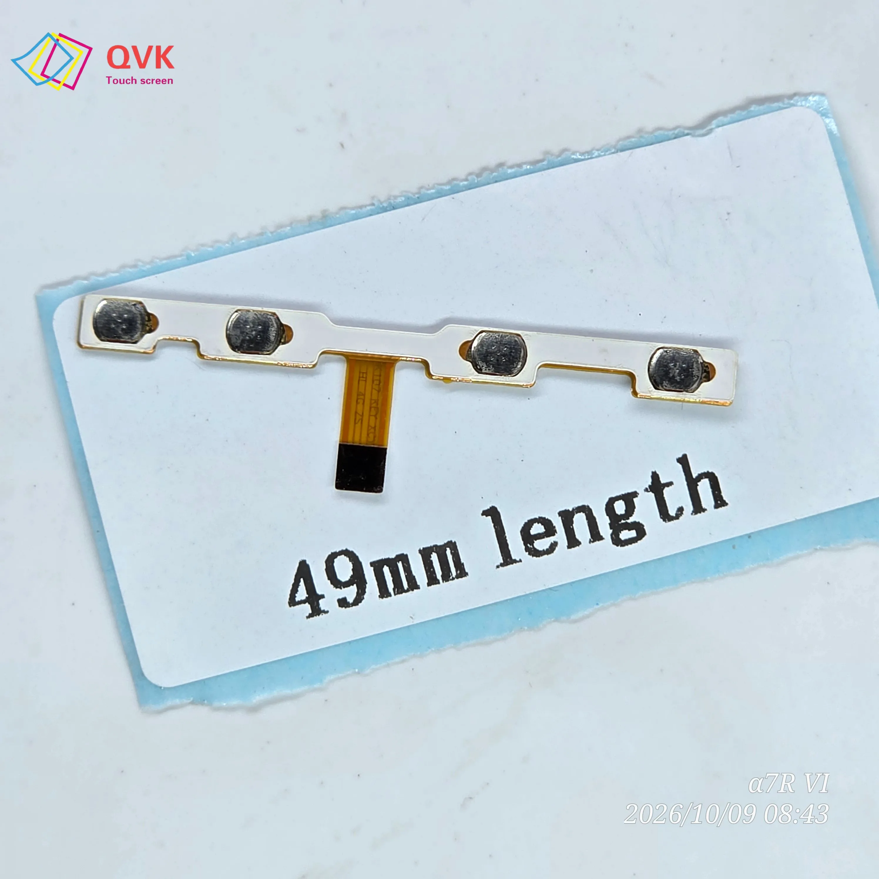 For K107 KEY XCY HL 4G ZS 49MM Tablet Spare Parts Switch on Off Power Volume Button Cable Flex