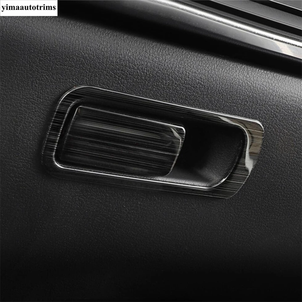 Pillar A Frame / Head Light / Water Cup / Glove Box Cover Trim For Mazda CX-30 CX30 2020 - 2024 Car Stainless Steel Accessories