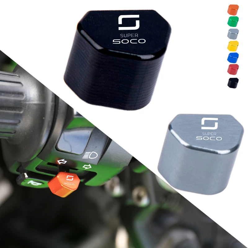 

Кнопка переключения указателя поворота мотоцикла, колпачок для ключей для SUPER SOCO CPx CUx CU TC 50 MAX WANDER TS TSX 1500 2022 2023 2024