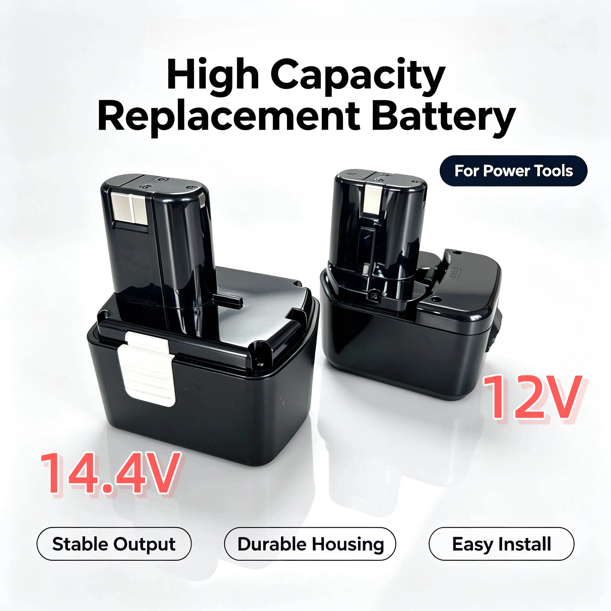 12V /14.4V NiCD Rechargeable Battery Pack Fit For Hitachi Cordless Drill Screwdriver Replacement Power Tool Battery
