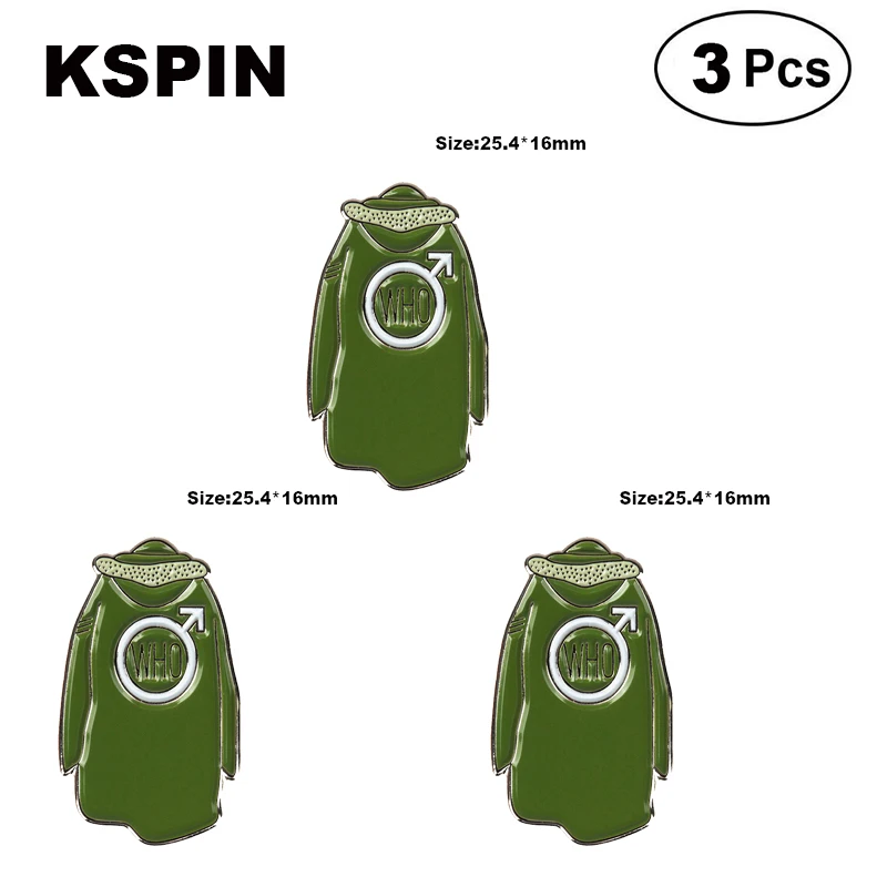 

The Who Green Lapel Pin Brooches Pins Flag badge Brooch Badges