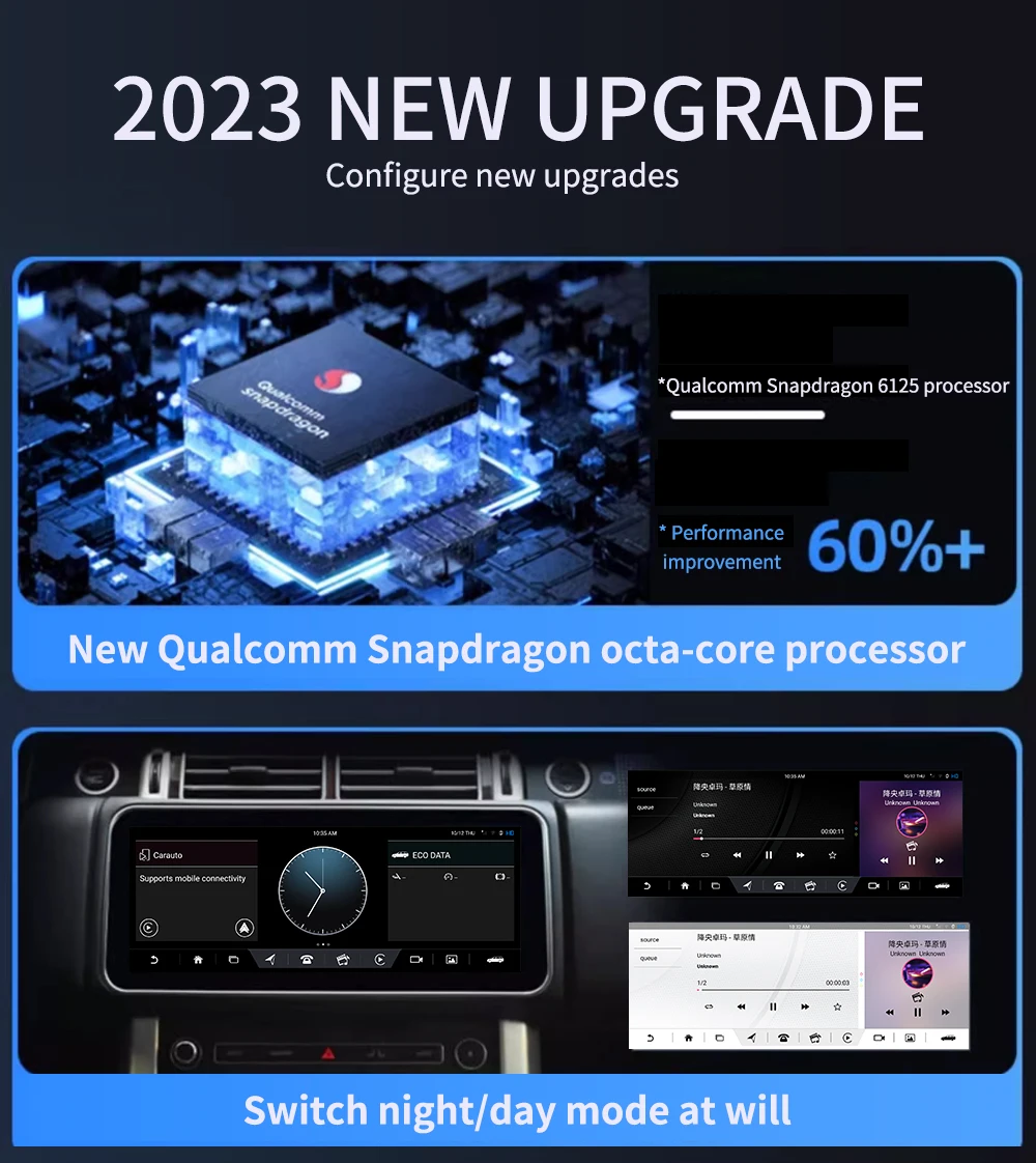 مشغل DVD للسيارة جديد 8 + 128G لنظام تحديد المواقع العالمي (GPS) لـ Evoque 2013-2016 Android 13 مع Carplay DSP o اللاسلكي