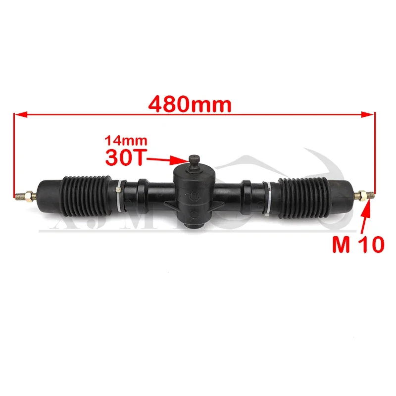 480mm Vertical Power Steering Rack & Pinion Fits 150cc 250cc China Go Golf Boat Kart Off-Road Kart ATV UTV Bike Parts