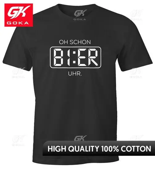 Mens T-Shirt Oh Already Beer Watch Funny Drinking Shirt  Graphic T Shirts Mens Clothing New in Tops & Tees Cotton Women