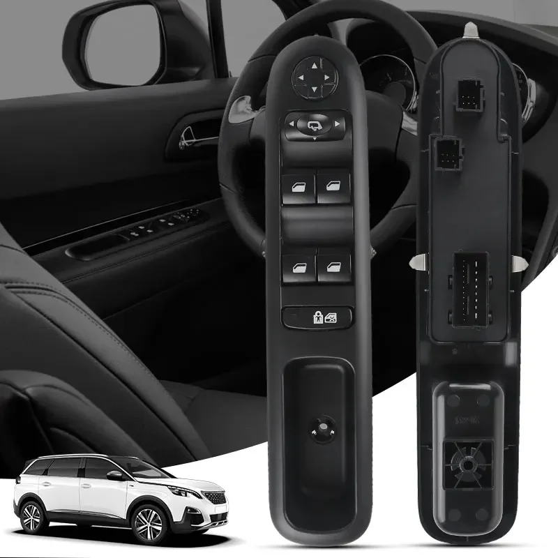 

Front Left Master Power Window Switch For Peugeot 3008 5008 Wagon 2009 2010 2011 2012 2013 2014 2015 2016 96650621ZD 96650620ZD