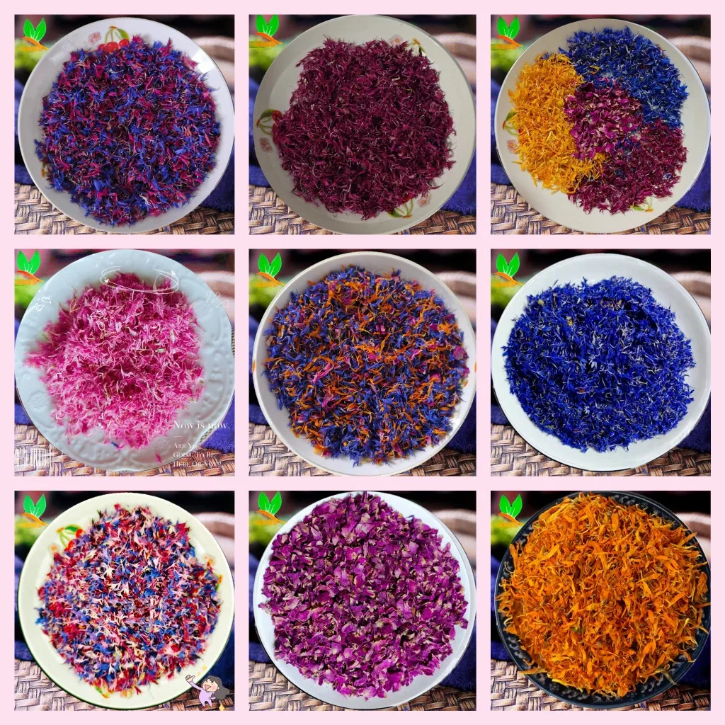 l Bloemblaadje Suower DIY Aromatherapie Kaars Handgemaakte Decoratieve Multi-color Droge Bloemblaadjes Woondecoratie Benodigdheden