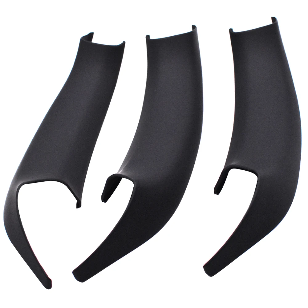 

3PCS Interior Door Handle Cover Pull Trim Black For BMW X3 X4 F25 F26 2010-2017