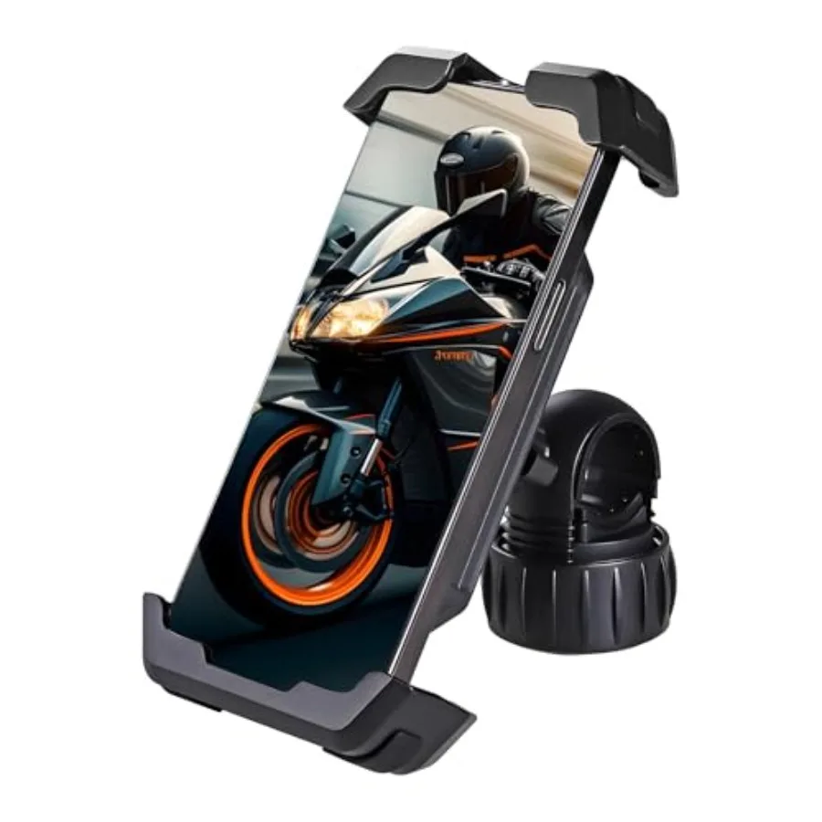 

Motorcycle Phone Mount Holder for Handlebar with Universal Compatibility for S Galaxy S25 Ultra S25 S24+ S23 S22+ S21 and Z Fol