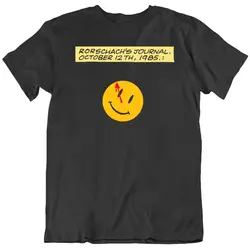 ウォッチマンコミックファンTシャツ、ロルチャッチのジャーナル、12月12日、1985