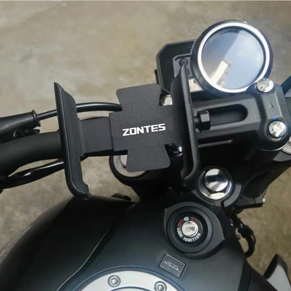 For Zontes G1 125 ZT125 G1 ZT125U ZT 125 U ZT 310X ZT310R Motorcycle Accessories Handlebar Mobile Phone Holder GPS Stand Bracket