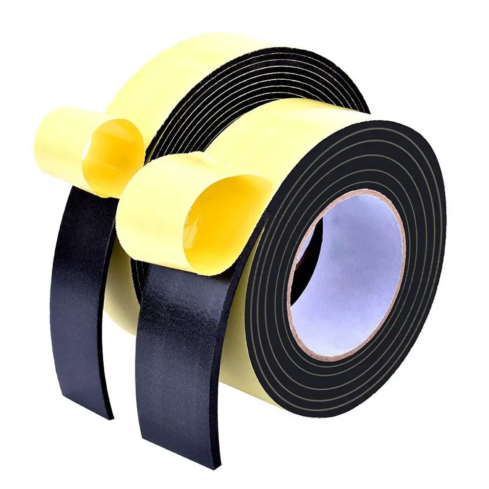 Eva Thickness Sponge Single-Sided Tape Shockproof  Sealant Strip Car Foam Pad Sound Insulation Buffer Anti-Collision Foam Tape