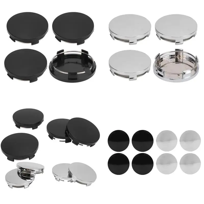 4Pcs 55 58 68mm Automobile Wheel Hub Center Caps Emblem For BYD Atto 3 Seal Dolphin Han Tang Song Yuan Auto Rim Parts