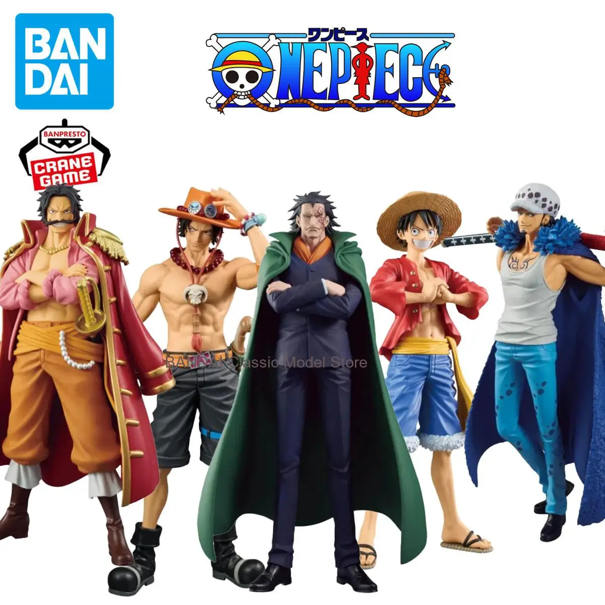 

BANDAI Spirits Original One Piece Portgas D. Ace Trafalgar Law DXF Figure The Grandline Series Special Gifts T