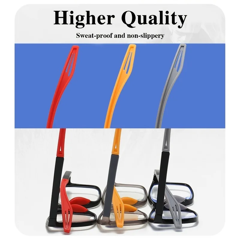 Classic Sports Reading Glasses with Free Indoor and Outdoor Switching, Ultra Light Frame, Soft and Anti Slip Legs