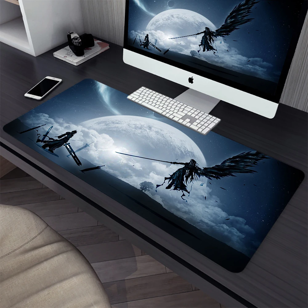 Final Fantasy 7 Large Gaming Mouse Pad Computer Mousepad PC Gamer Laptop Mouse Mat Office Mausepad XXL Keyboard Mat Desk Pad