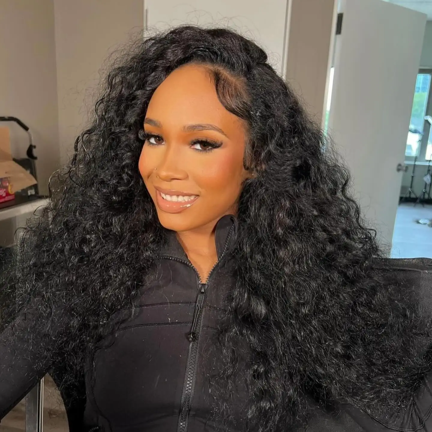 Curly Wigs 30 40 Inch Deep Wave Wigs Human Hair 13x4 13x6 Hd Lace Frontal Wigs 250 Density Water Wave Human Hair Wig  For Women image 2
