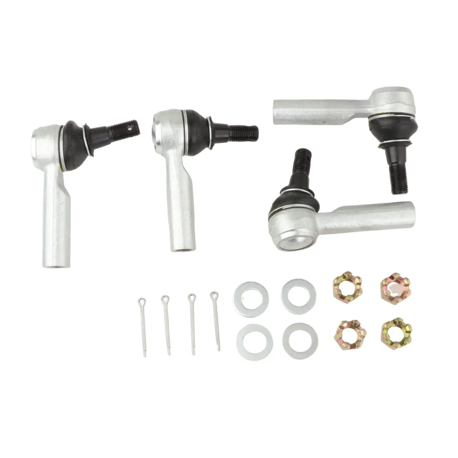 4Pcs Tie Rod End Kit Replacement Practical Steering Kit Component Easy Installation Spare Part Premium for Teryx 800 LE