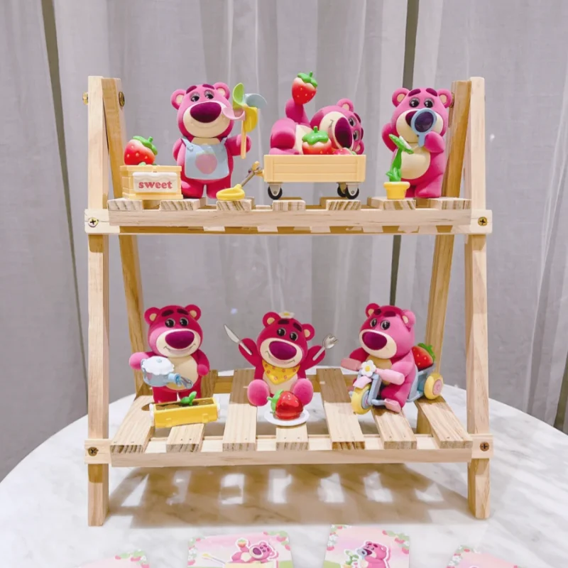 กล่องสุ่มของแท้ ซีรีส์สวนสตรอว์เบอร์รี หมีสตรอว์เบอร์รี ของตกแต่งบ้านน่ารัก ทำมือ ของขวัญเซอร์ไพรส์วันเกิดสำหรับสาวๆ