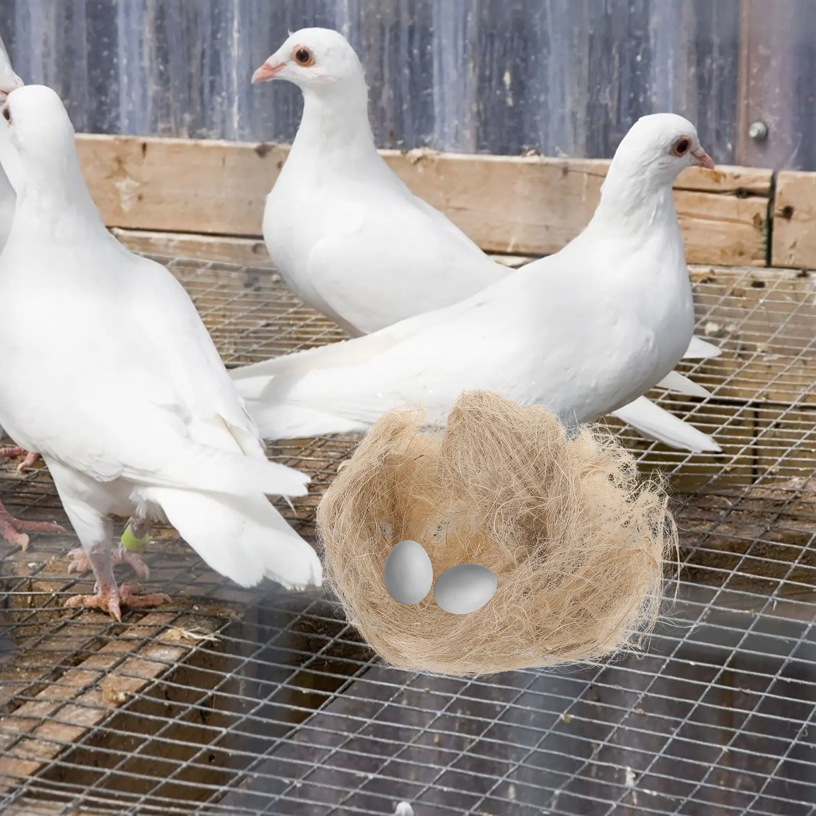 

1Pack Natural Jute Nesting Material for Birds and Small Animals Soft Dry Warm Bedding DIY Indoor Outdoor Use Bird Nest Supplies