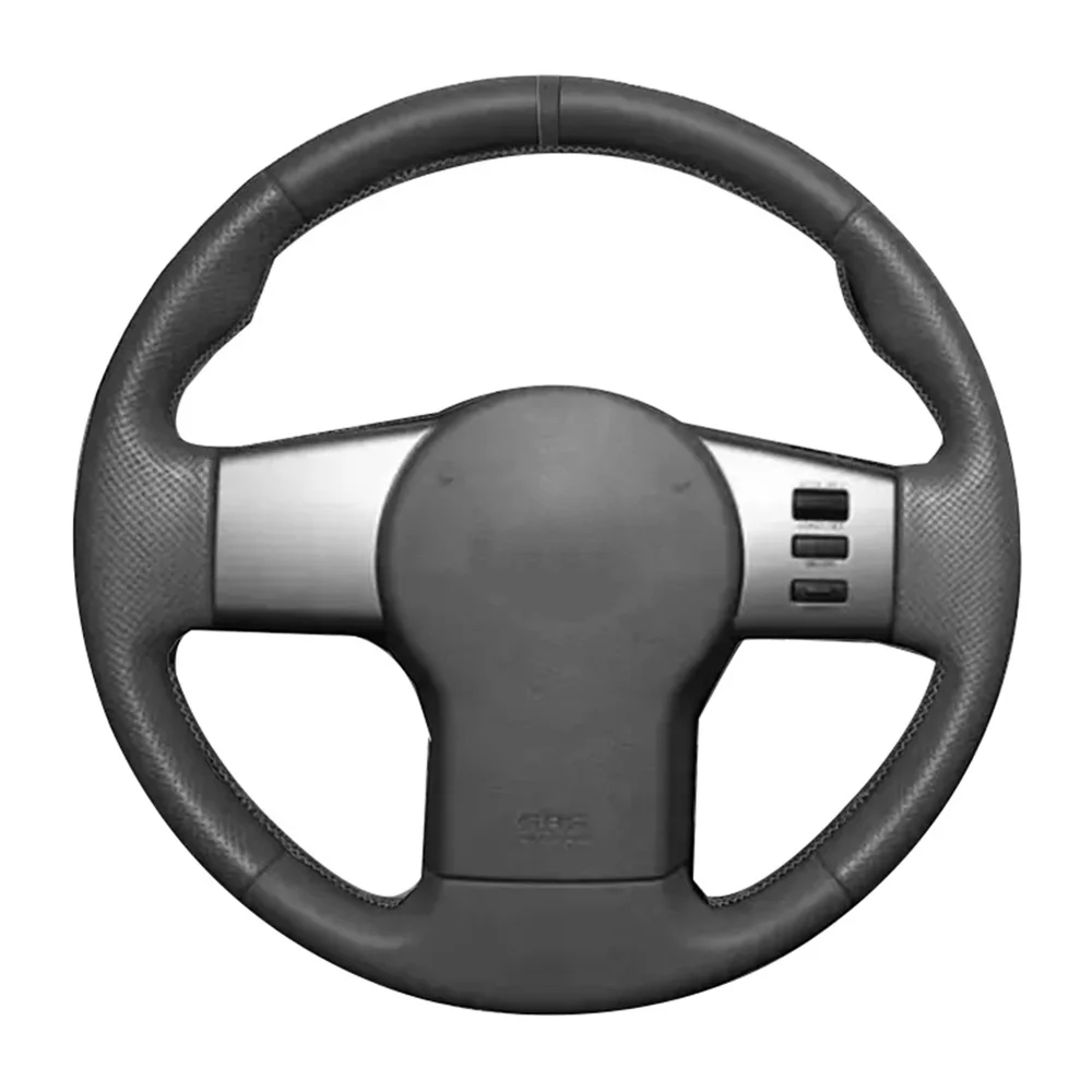 DIY Customized Car Steering Wheel Cover Anti-Slip Perforated Leather For Nissan Pathfinder III Frontier Navara Xterra 2005-2015