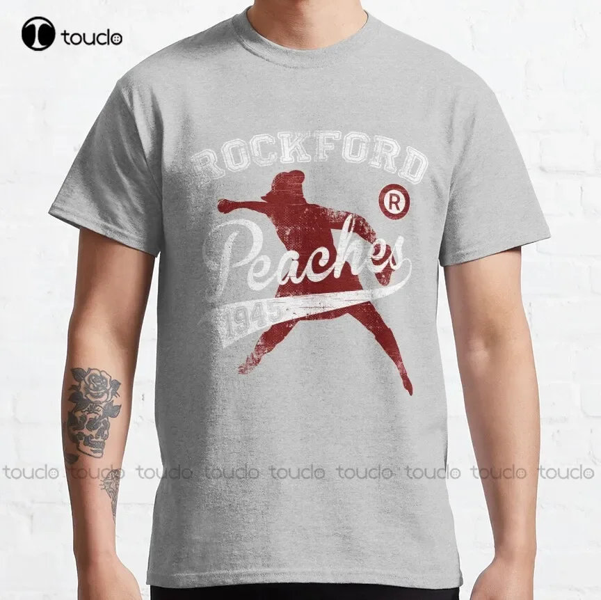 Rockford Peaches  Classic T-Shirt work shirts Custom aldult Teen unisex digital printing xs-5xl All seasons cotton Tee shirt